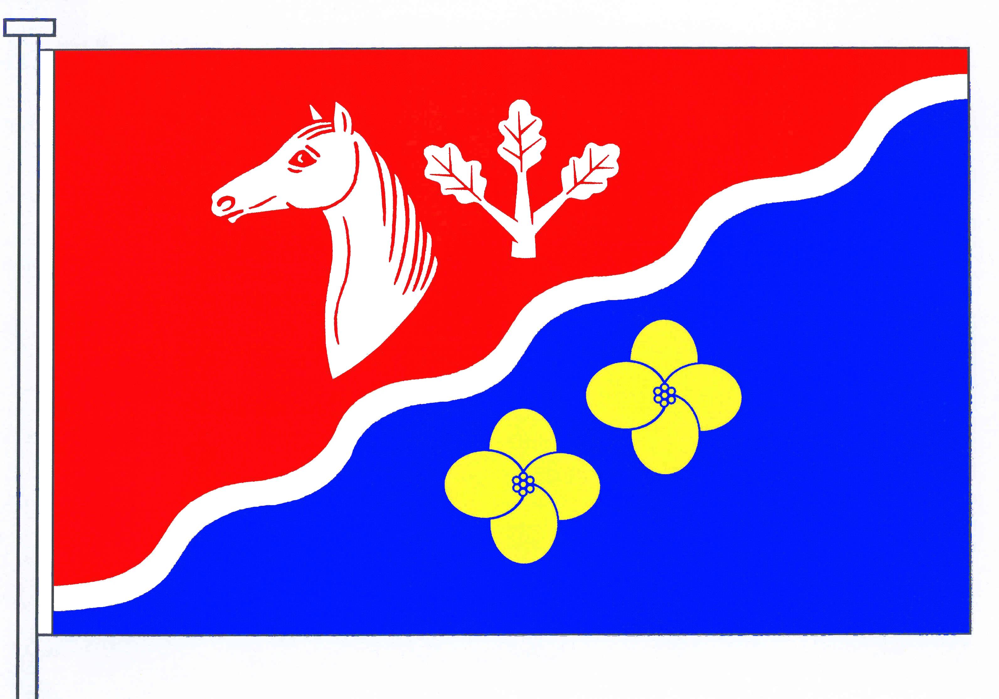 Flagge Amt Trave-Land, Kreis Segeberg